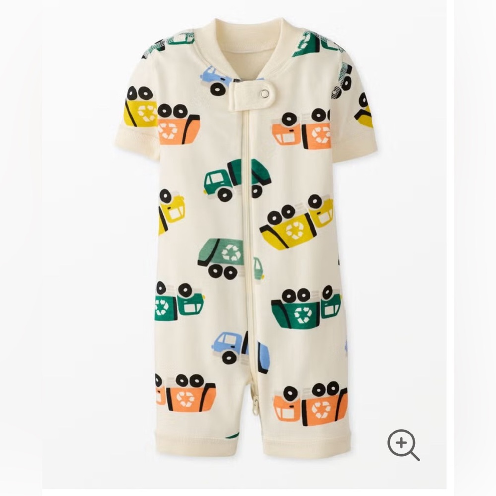 Hanna Andersson organic cotton romper pajamas